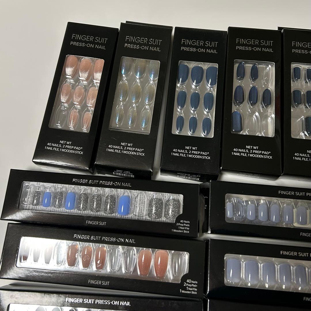 FINGER SUIT ネイルチップ 17箱まとめ売り 未使用品あり 箱あり