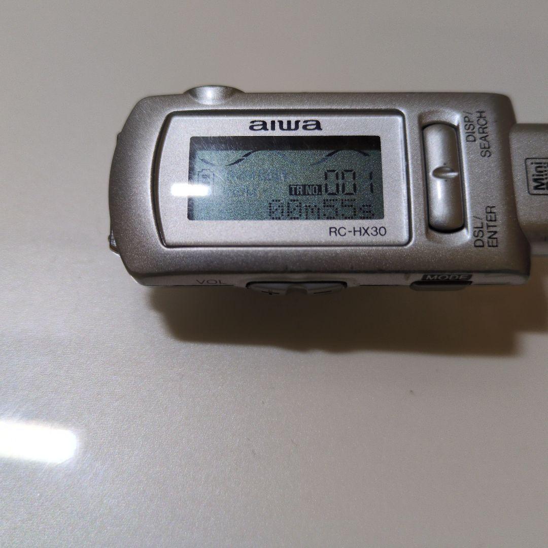 aiwa MDプレーヤー AM-HX50 動作品 リモコン付き