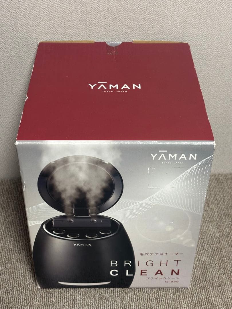 YAMAN BRIGHT CLEAN フェイススチーマー ブラック