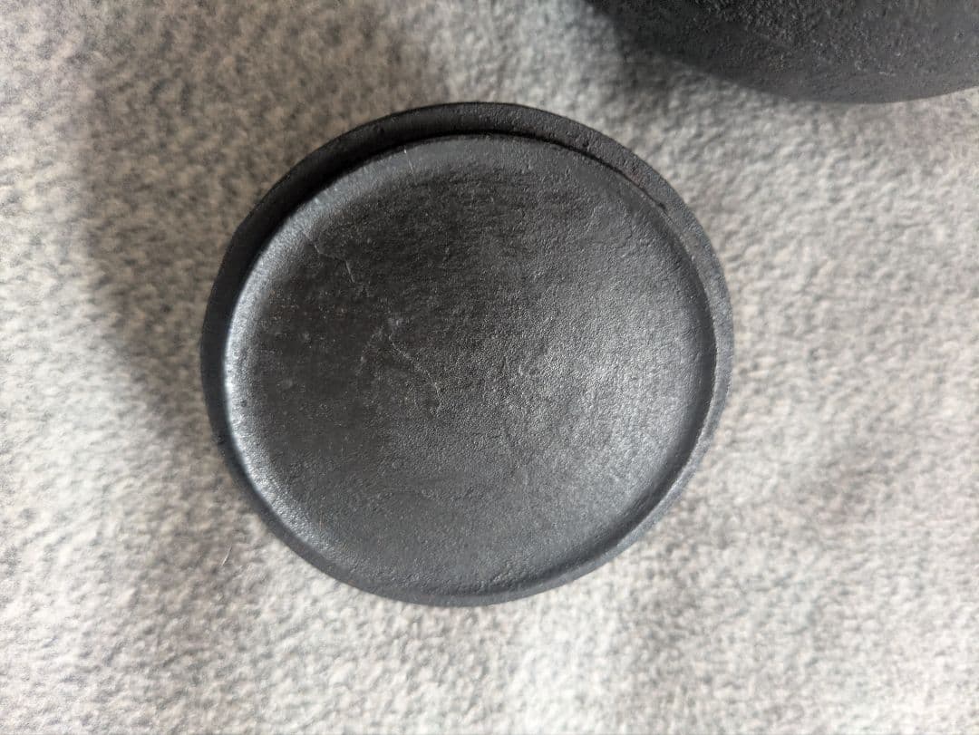 釜定工房　柚子肌　鉄瓶