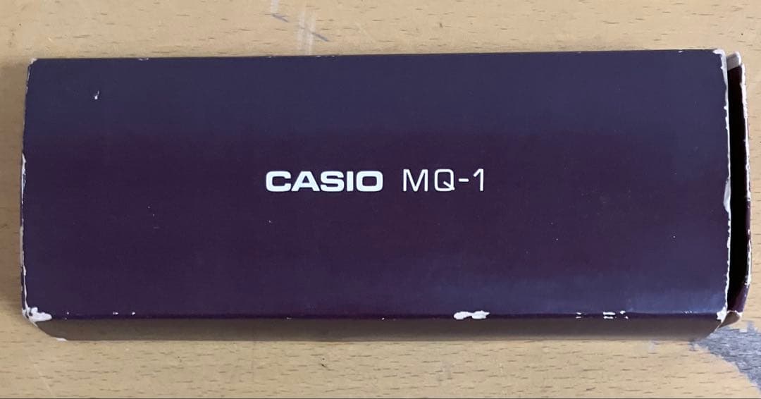【希少・当時物】CASIO カシオ MQ-1 箱・説明書付 ※液漏れ・ジャンク品