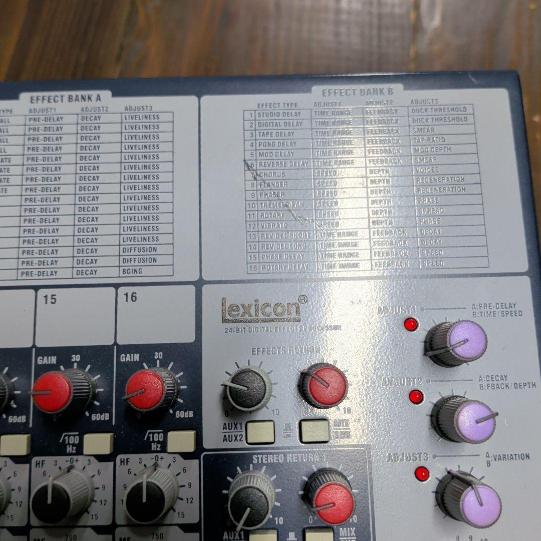 Soundcraft アナログミキサー 16チャンネル