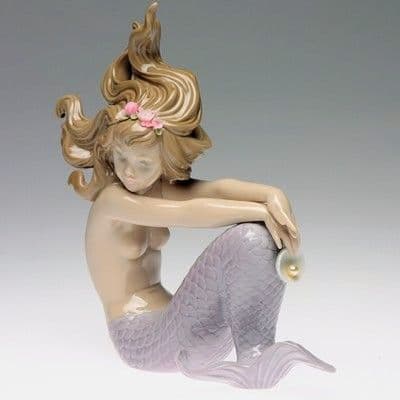 希少人気 廃盤品 LLADRO リヤドロ 人魚 イリュージョン マーメイド
