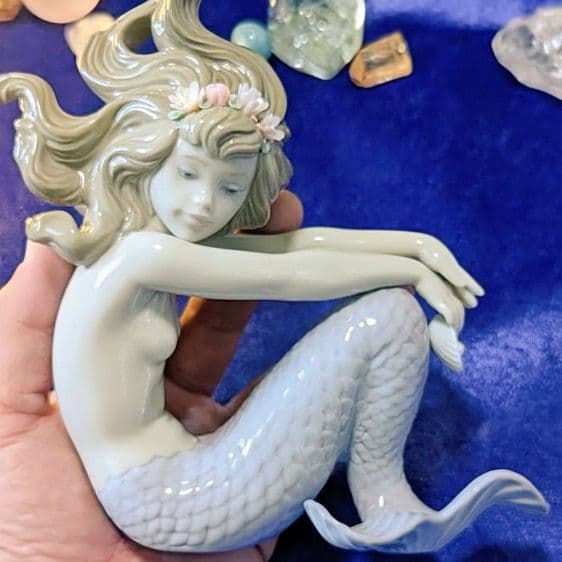 希少人気 廃盤品 LLADRO リヤドロ 人魚 イリュージョン マーメイド