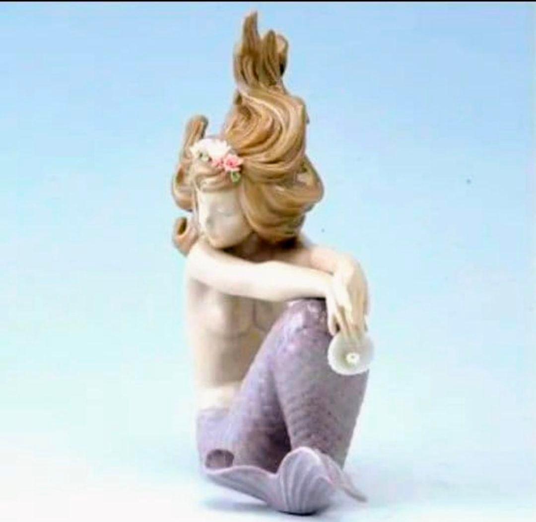 希少人気 廃盤品 LLADRO リヤドロ 人魚 イリュージョン マーメイド