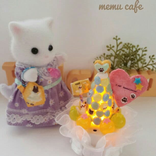 猫のマカロンタワーฅ^•ﻌ•^ฅ♡フェイクスイーツ