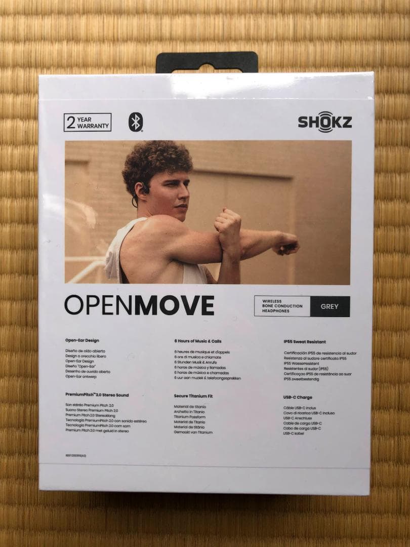【未開封・未使用品】SHOKZ 骨伝導イヤホンOPENMOVE