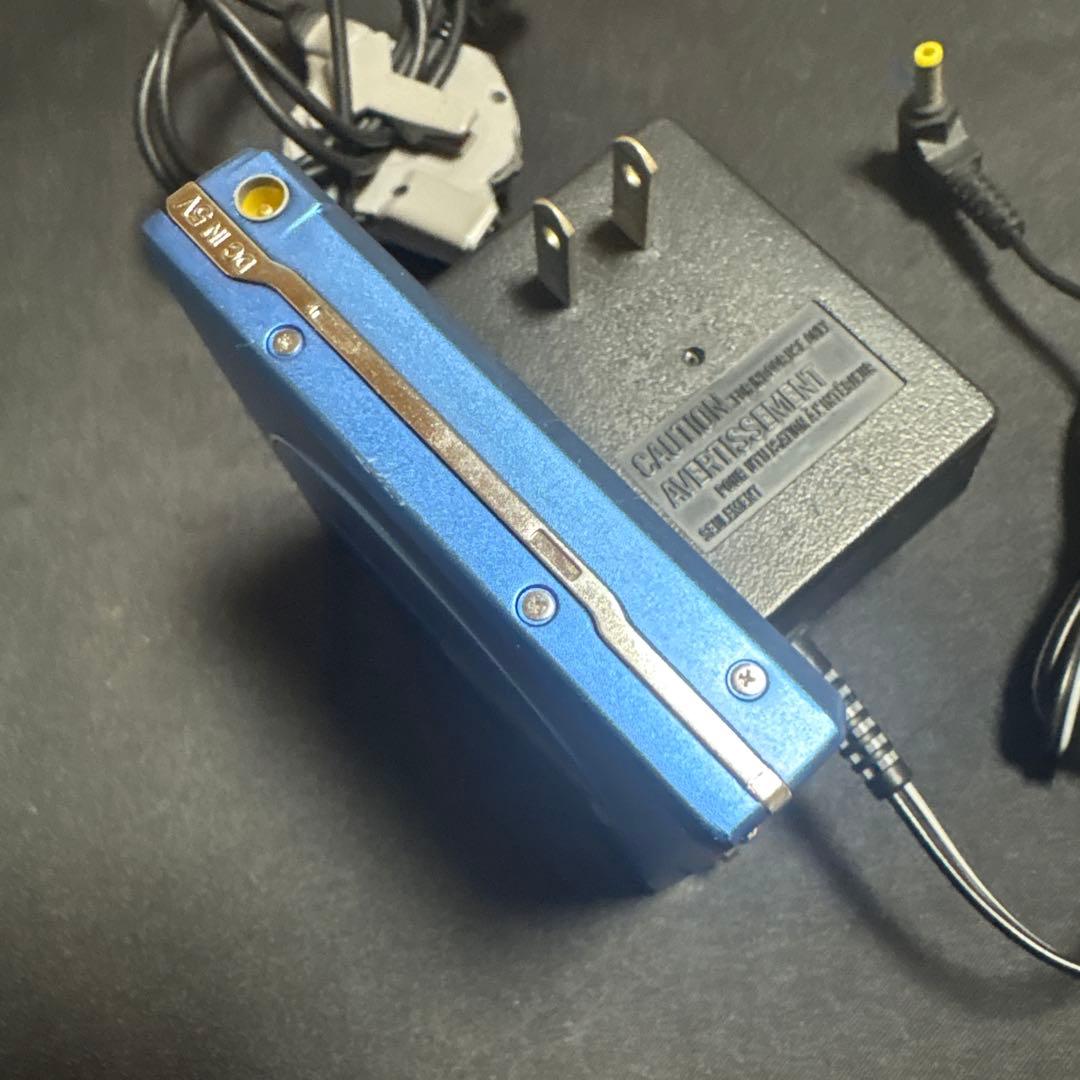 SHARP MDプレーヤー 青 リモコン付き