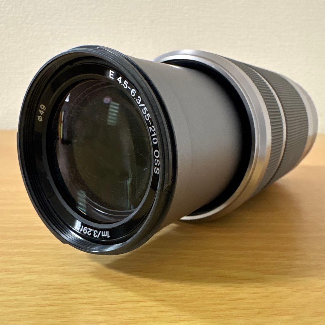 SONY SEL55210 ズームレンズ カビ くもり ジャンク品
