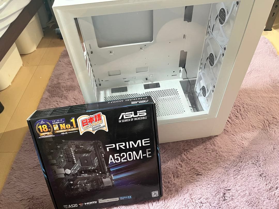 ASUS A520M-E Thermaltake PCケース S200