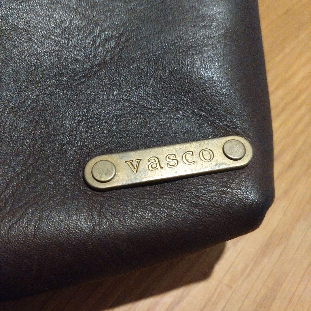 未使用◆vasco（ヴァスコ/バスコ）丘染め　レザートラベルポーチ