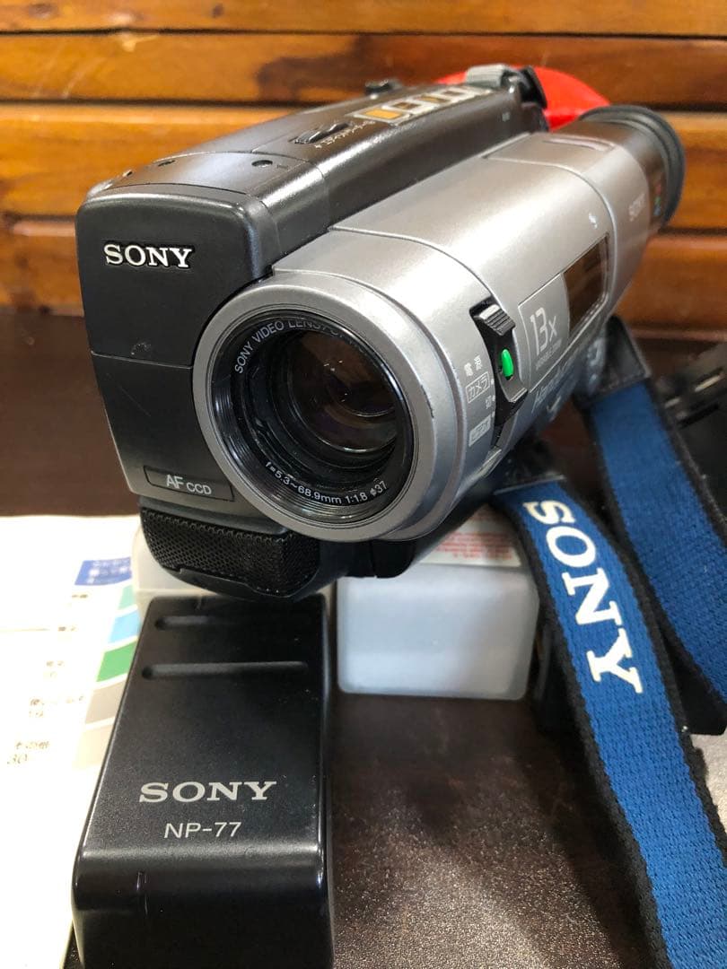 SONY DCR-TR270PK ビデオカメラ本体と付属品多数