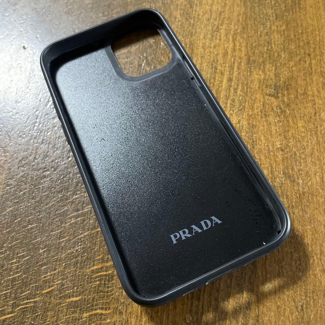 [プラダ]iPhone12 miniケース　ピンク