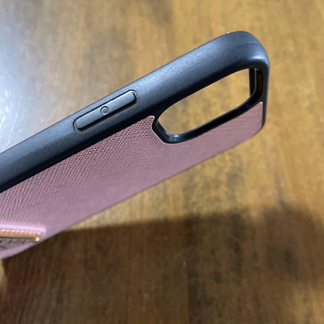[プラダ]iPhone12 miniケース　ピンク