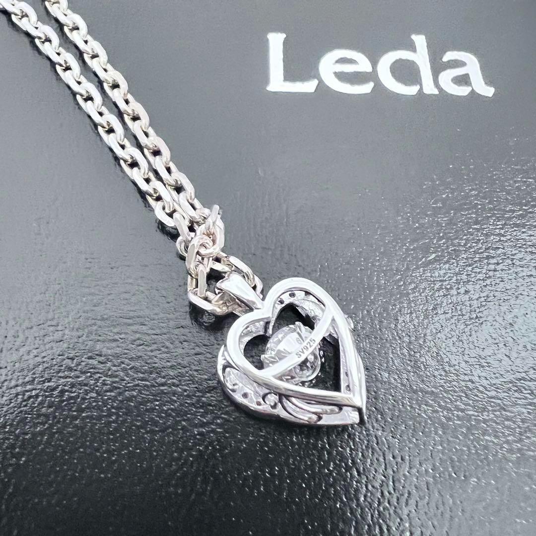 Leda レダ ダンシングハート ストーン ネックレス Silver925