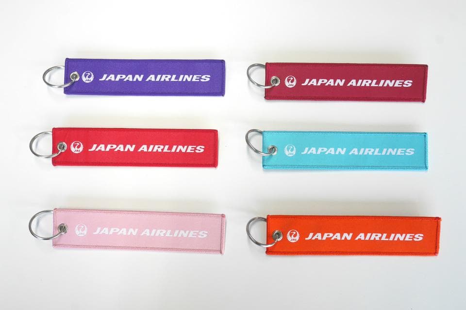 JAL ご当地空港フライトタグ キーホルダー6種額装セット 自立/壁掛可