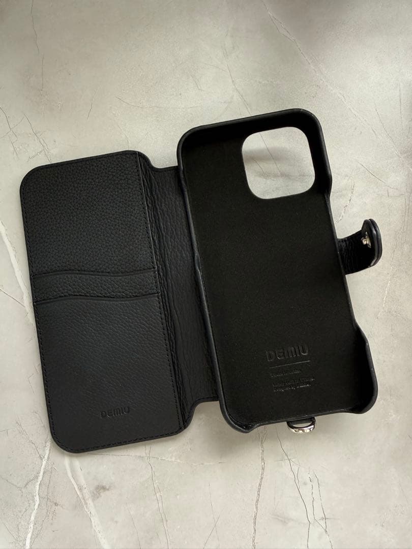 DEMIU BALLON Deux 黒 レザー iphone 16 ProMax