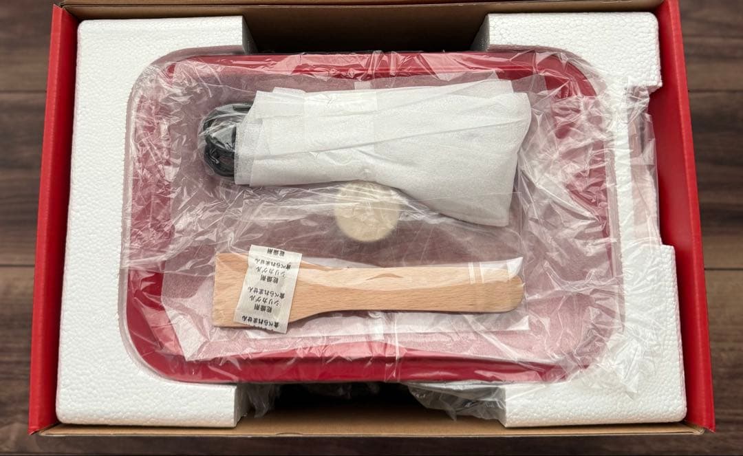 【新品未使用】BRUNO コンパクト ホットプレート BOE021 RD
