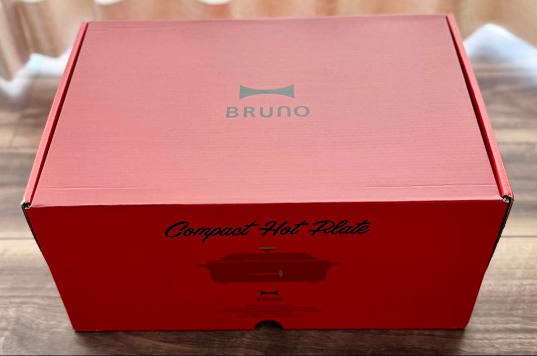 【新品未使用】BRUNO コンパクト ホットプレート BOE021 RD