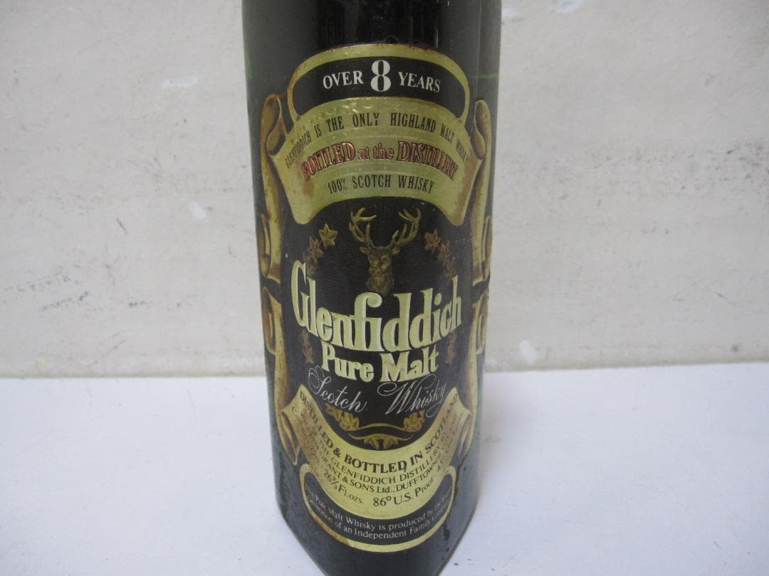 Glenfiddich グレンフィデック スコッチウイスキー　三角ボトル