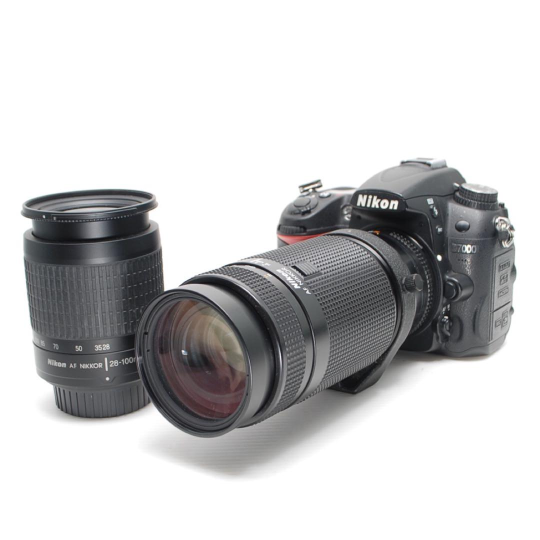 ❤️スマホ転送OK❤️Nikon D7000 ダブルレンズセット ニコン 美品