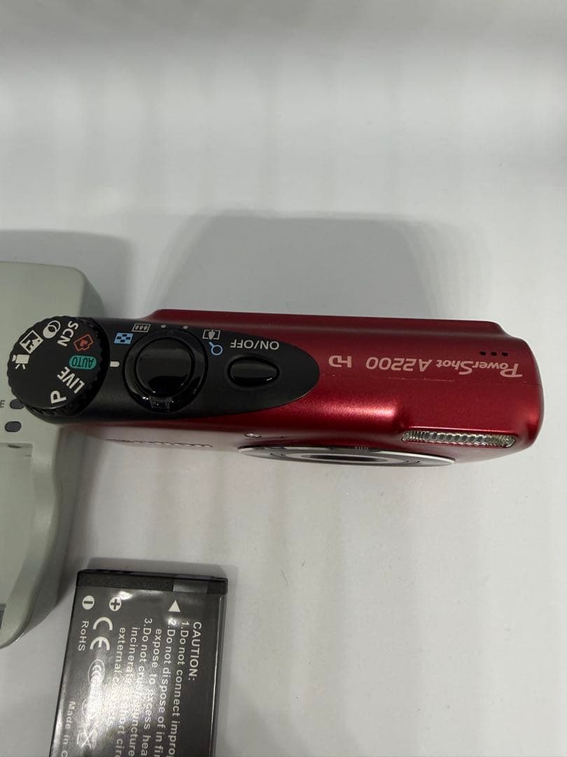 Canon PowerShot A2200 HD 人気色レッド