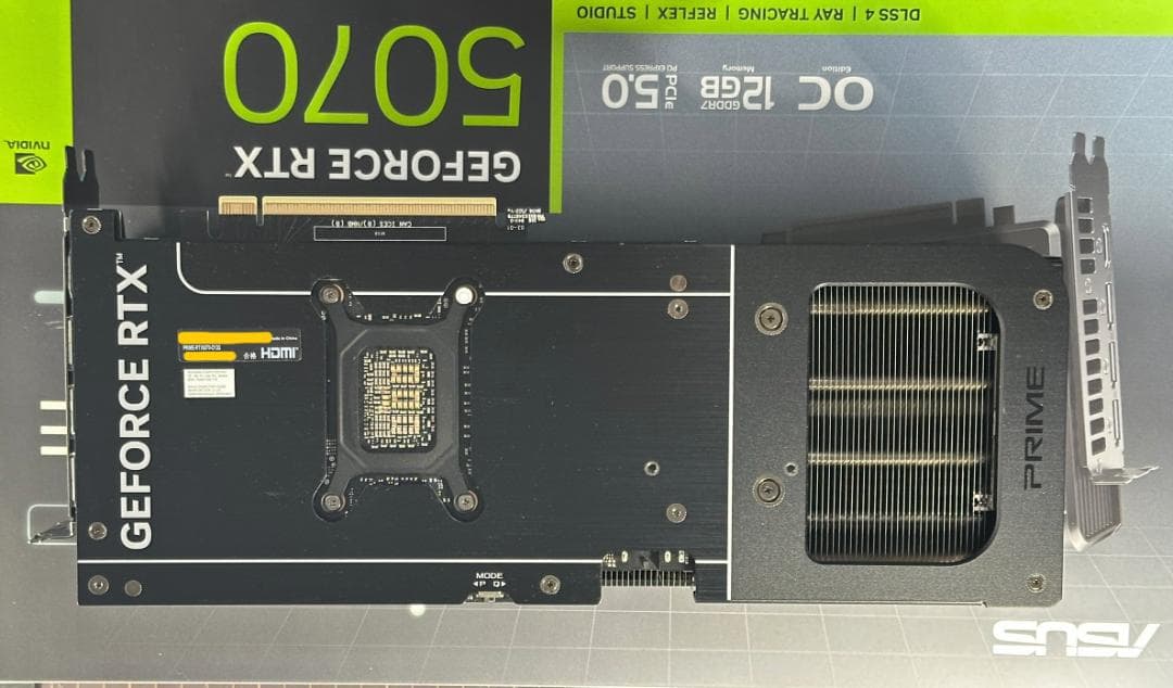 グラフィックボード・グラボ・ビデオカード ASUS PRIME GeForce RTX 5070 OC Edition