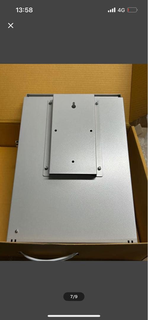 新品未使用　ポスト　郵便局受け　壁付け　鍵つけ