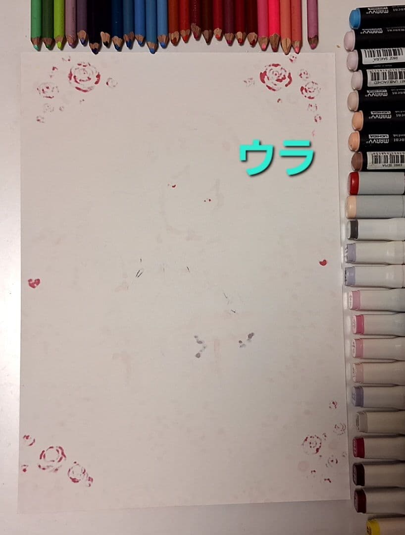 【特典あり】手描き1点もの原画 東方Project レミリア A4 水彩仕上げ