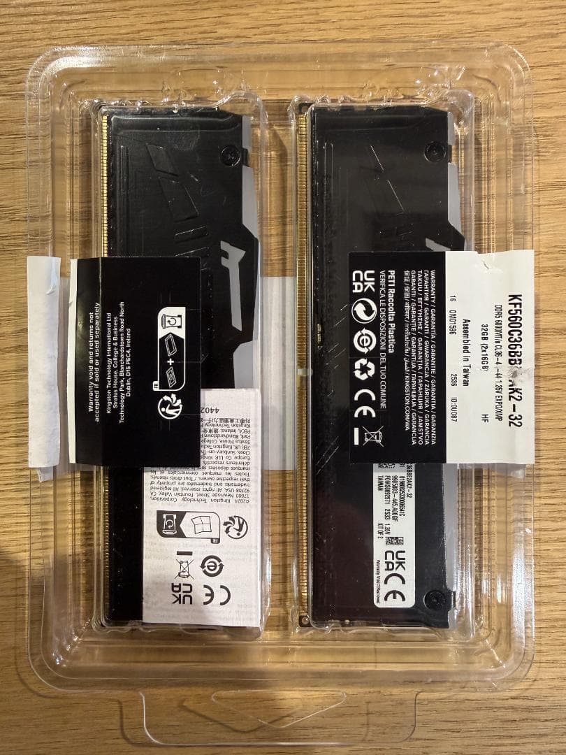 使用4ヶ月Kingston FURY Beast DDR5-6000 32GB