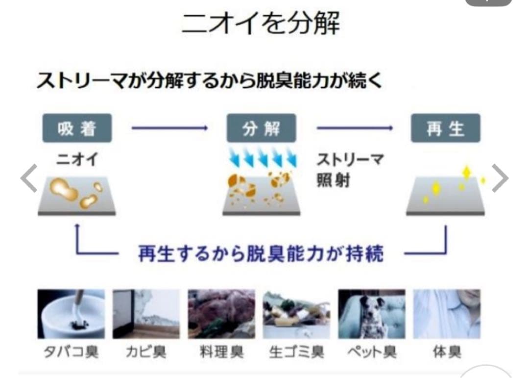 開封 未使用】ダイキン 空気清浄機 ストリーマ 2021年 花粉 ウイルス PM