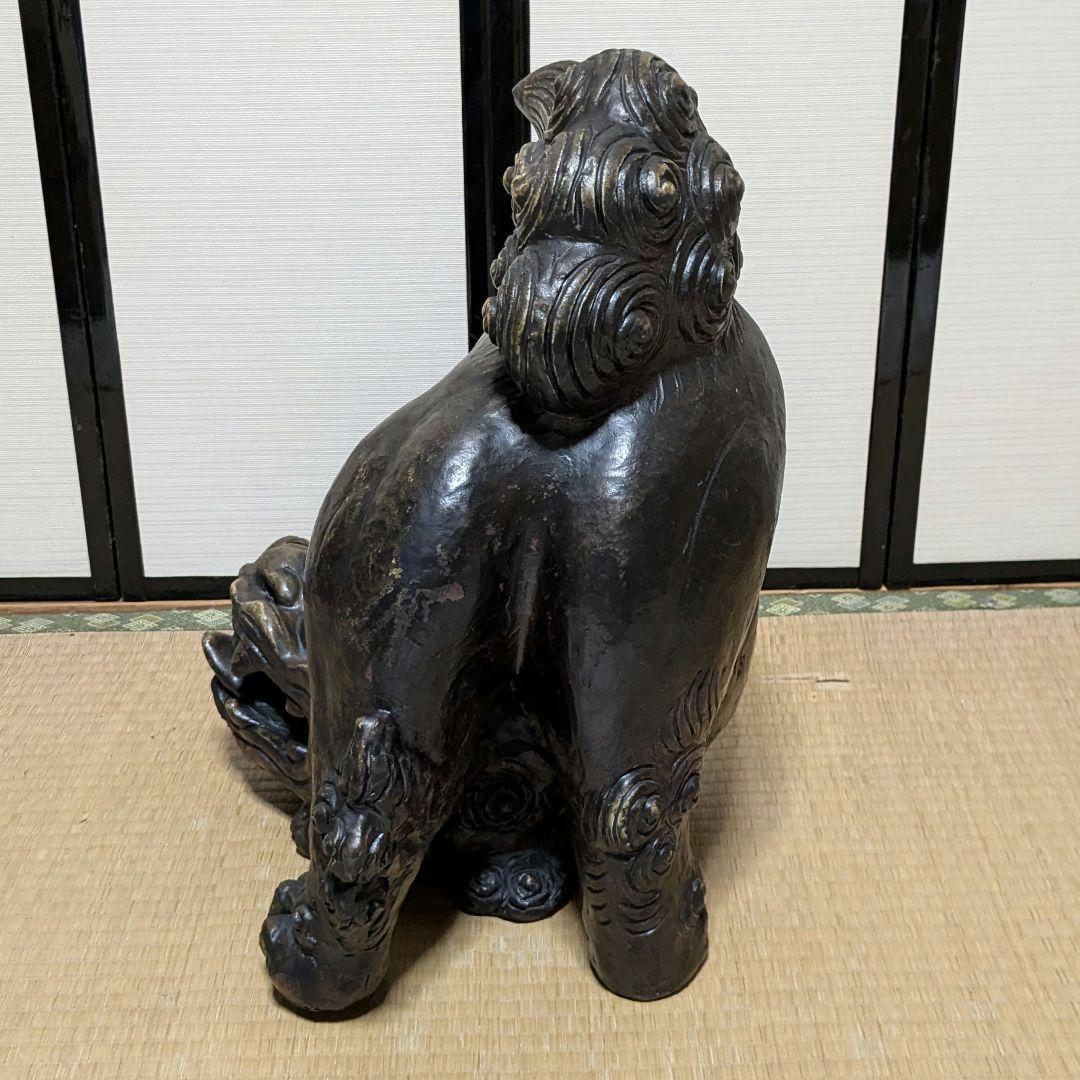 木南知加選 備前焼 獅子置物 縁起物 インテリア 魔除け 厄除け 細工物 工芸品