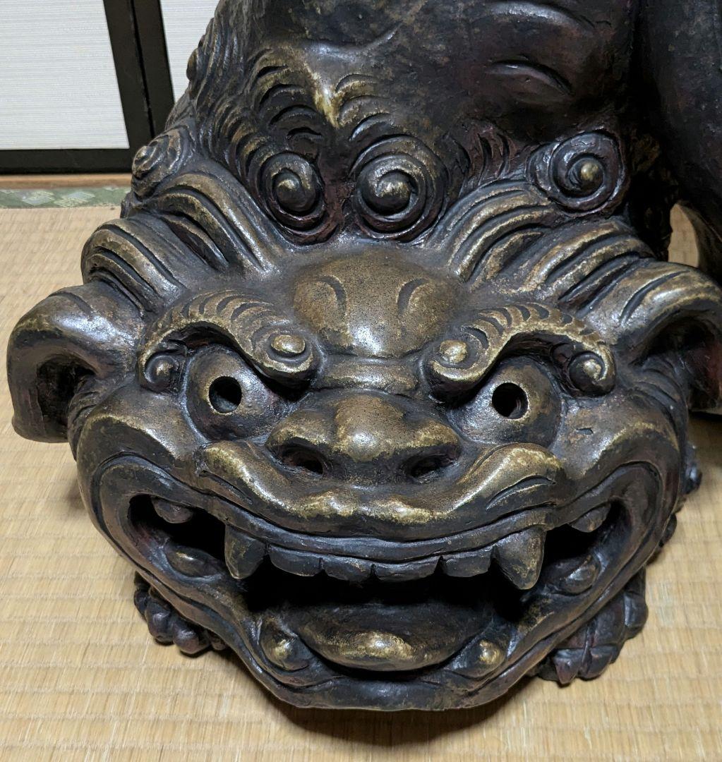 木南知加選 備前焼 獅子置物 縁起物 インテリア 魔除け 厄除け 細工物 工芸品