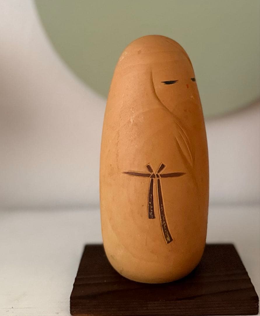 Ryozo Tsujita 辻田亮造 作｜こけし17cm｜425g｜静寂美・希少
