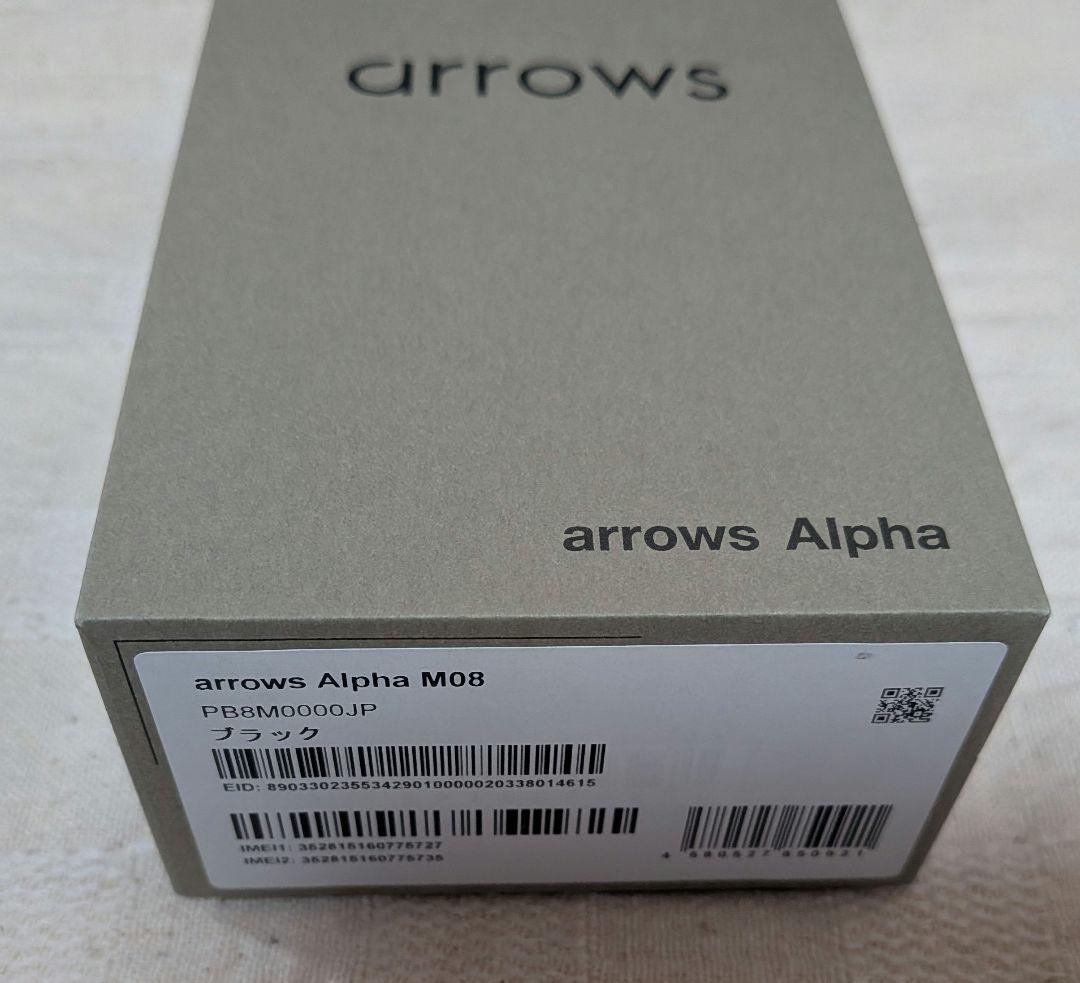 FCNT arrows Alpha M08 ブラック