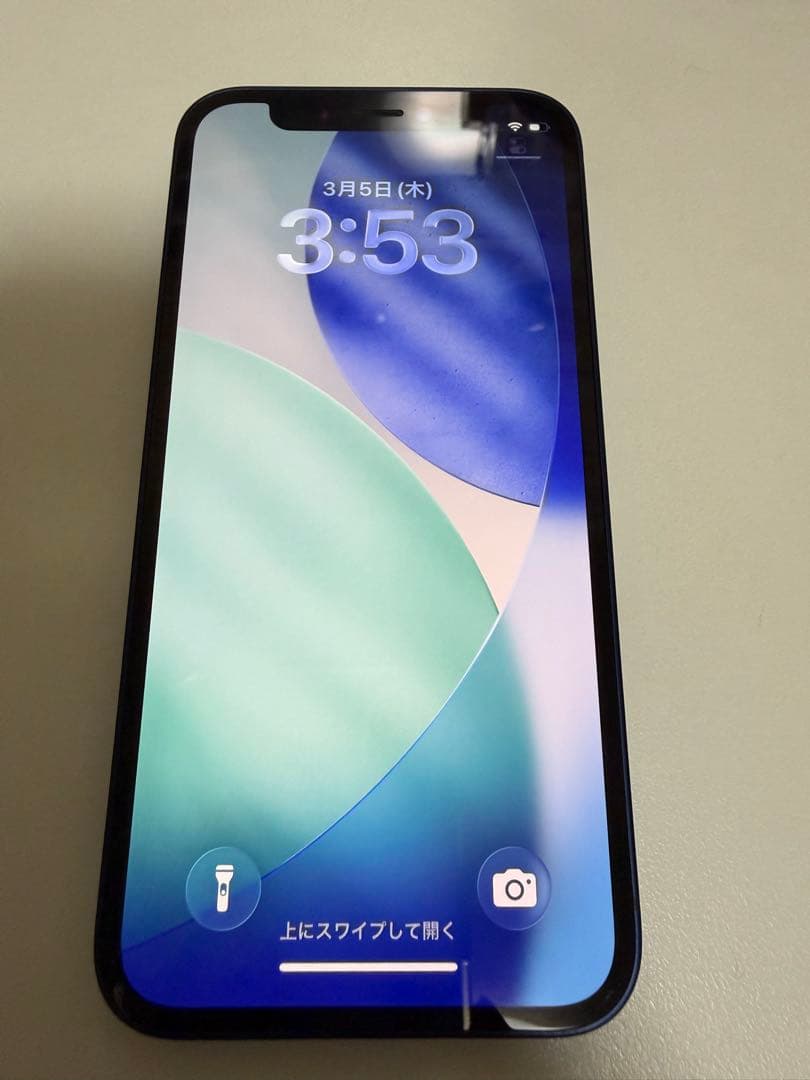 iPhone12mini ブルー 64GB 本体 充電ケーブル付き