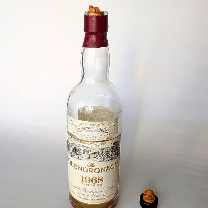 【空ボトル】GLENDRONACH 1968 シングルモルトウイスキー