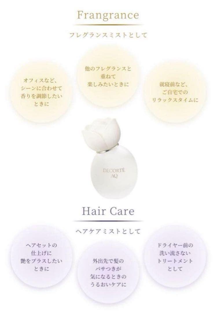 【本日限定値引】コスメデコルテ AQ パフュームド ヘアミスト