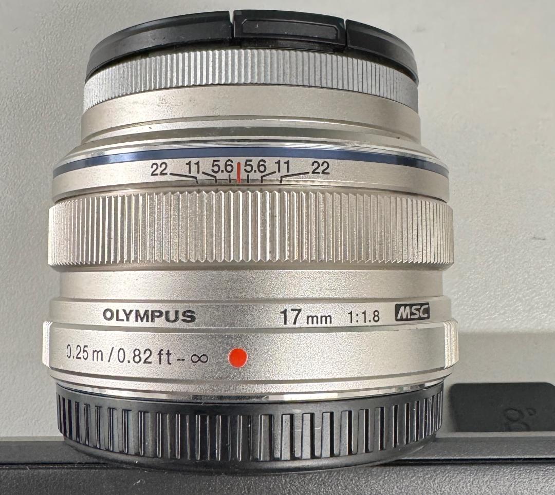 M.ZUIKO DIGITAL 17mm F1.8 シルバー