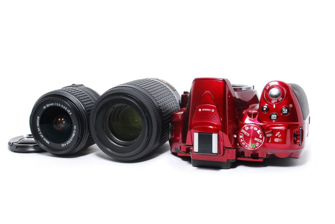 ◆ショット数脅威の54回◆Nikon D5300◆レッドカラー◆一眼レフカメラ◆