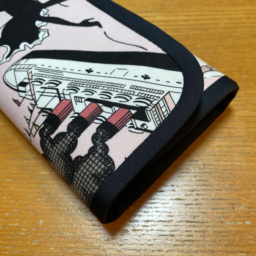 長財布　やりくり財布　ハンドメイド　アレキサンダーヘンリー