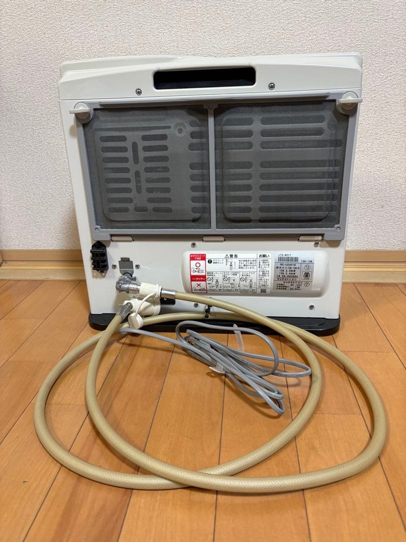 リンナイ ガスファンヒーター RC-U2401E 都市ガス ホース付 7〜9畳