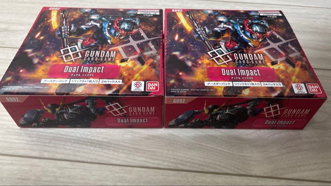 【新品未開封】ガンダムカードゲーム Dual Impact 2BOX