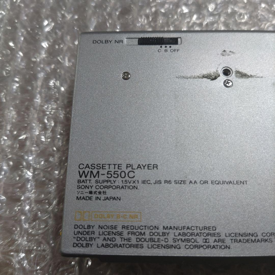 ソニー カセットウォークマン WM−550C ジャンク管理ナンバー3989