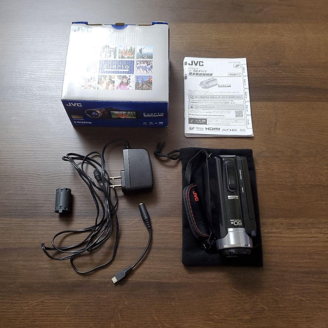 JVC ビデオカメラ Everio GZ-F117 ブラック