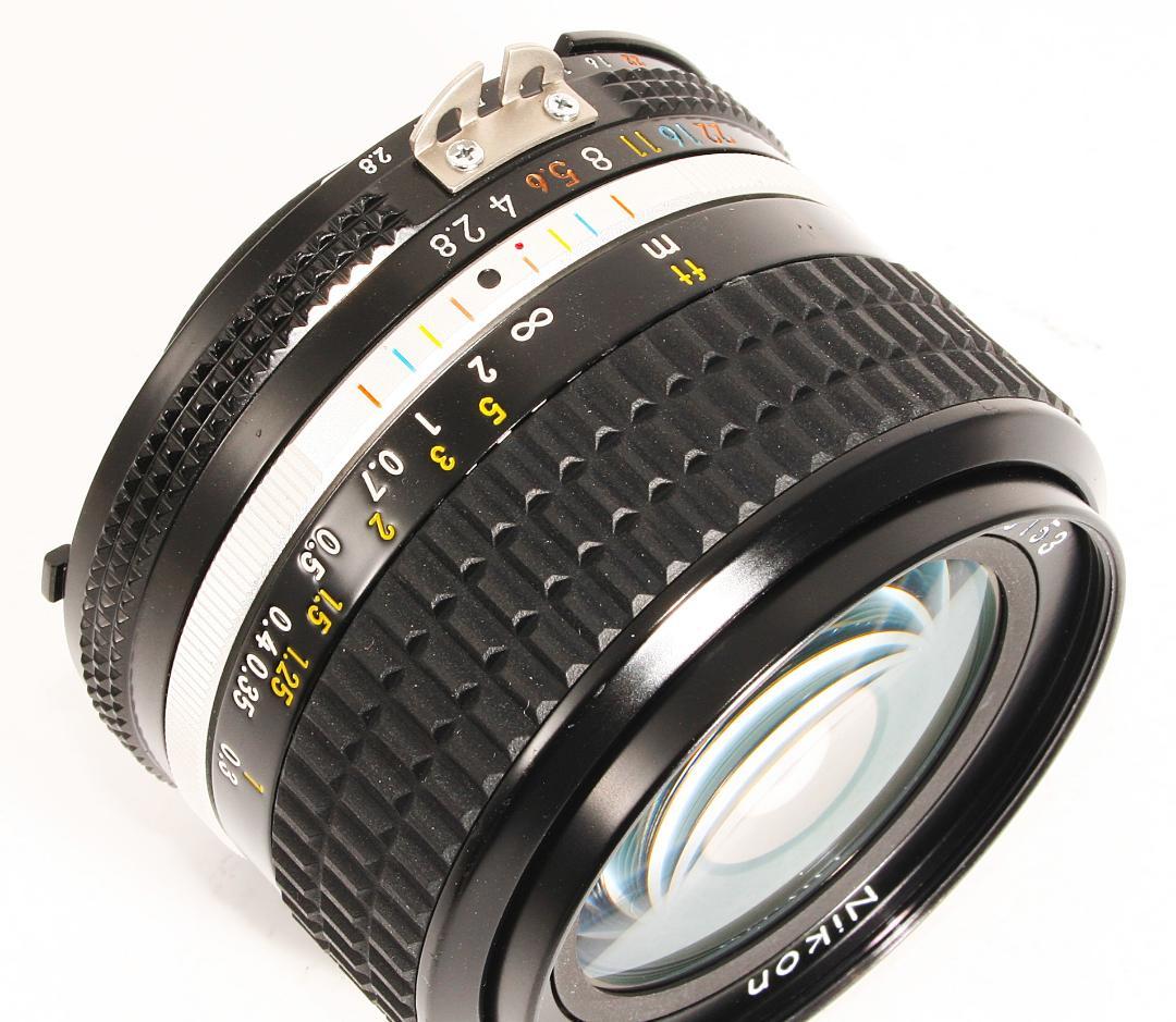 【美品】Nikon NIKKOR Ai-s 24mm f/2.8 MF広角レンズ