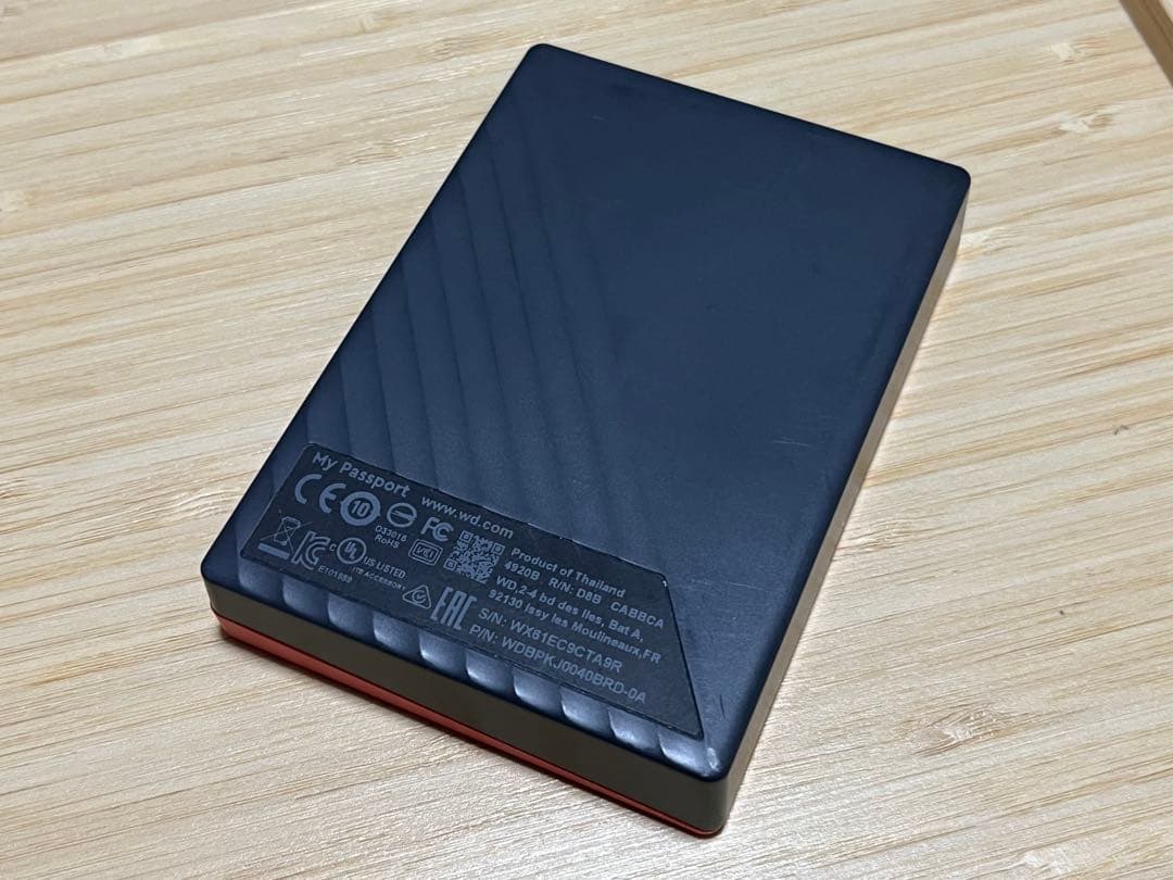 ポータブルHDD (WD) 4TB×1と2TB×3 4個セット　USB3.0