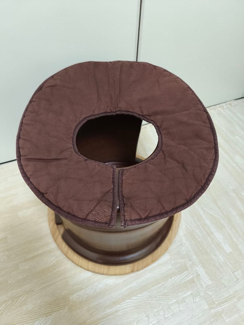 ​【定価10万円超】温活よもぎ家 本格よもぎ蒸し 陶器椅子セット（信楽焼）