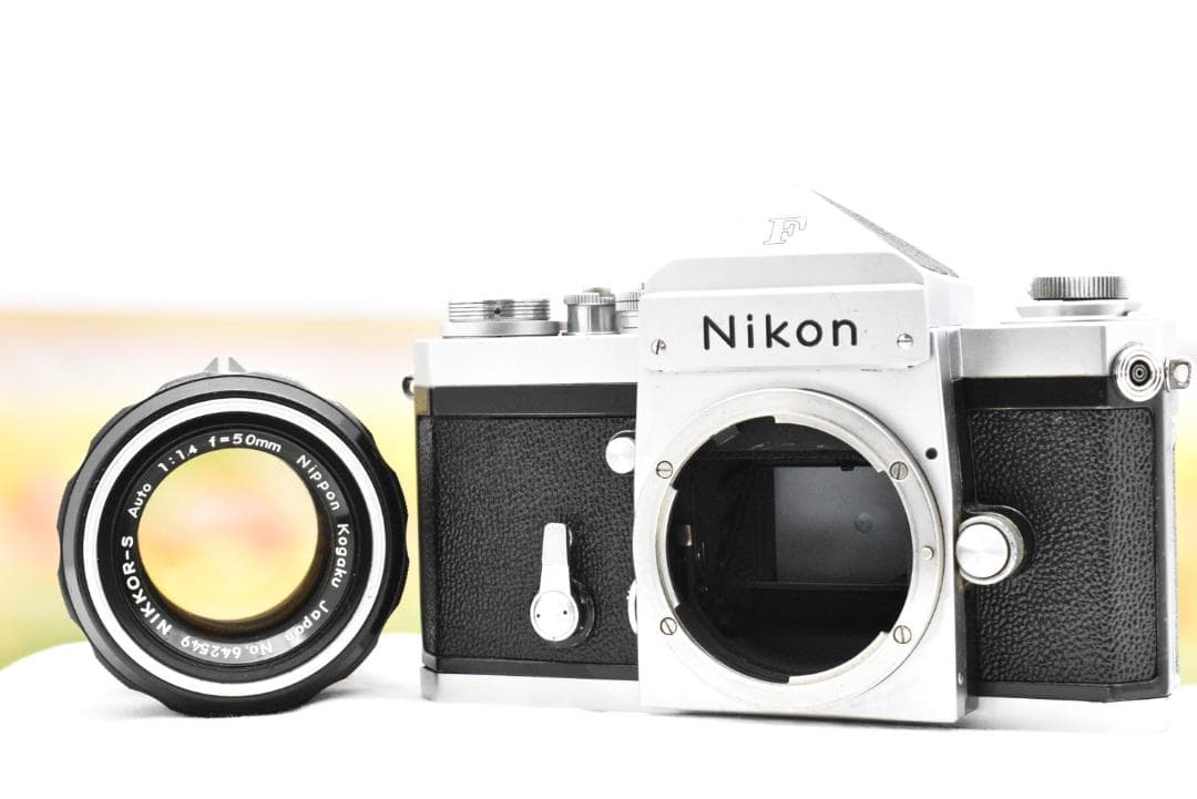 【整備済】 Nikon F アイレベル + NIKKOR 50mm F1.4
