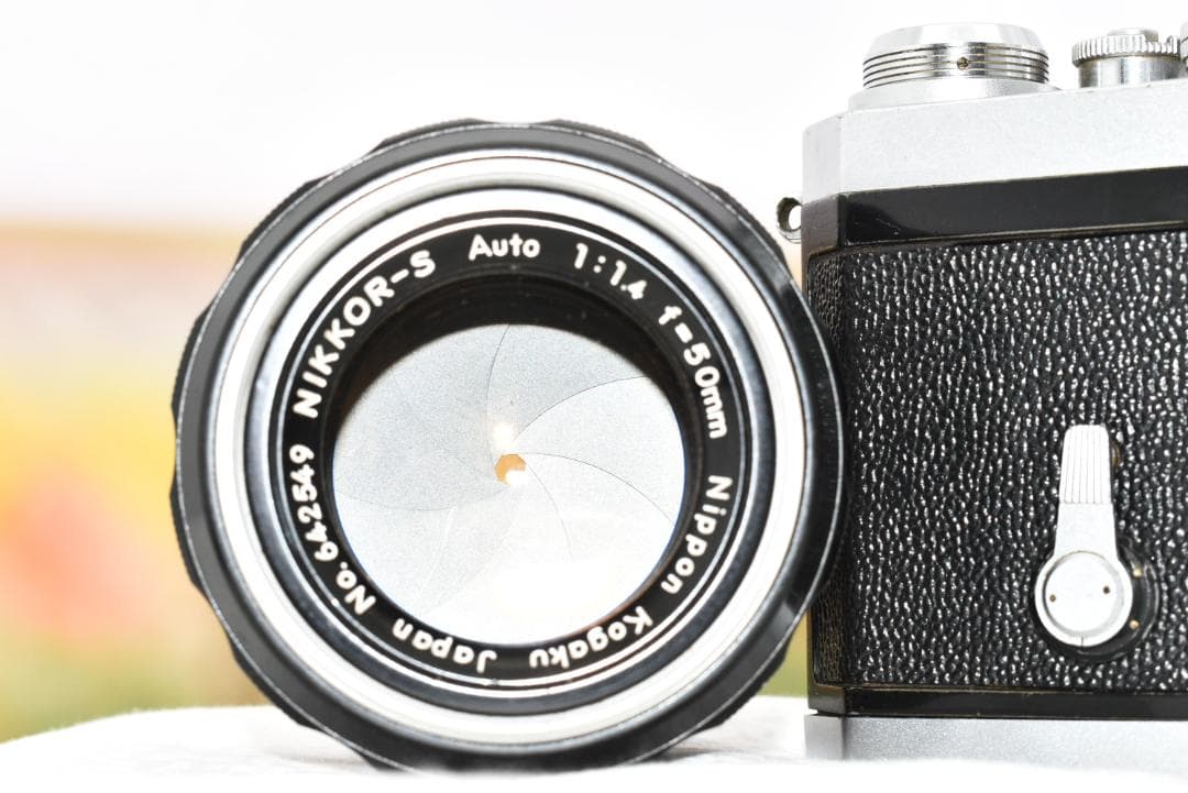 【整備済】 Nikon F アイレベル + NIKKOR 50mm F1.4